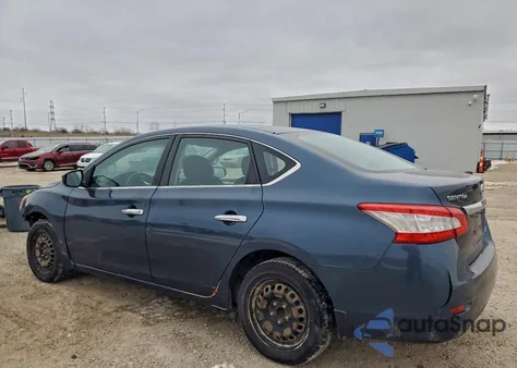 2014 Nissan Sentra S z USA, uszkodzony, nr VIN 3N1AB7AP3EL662283
